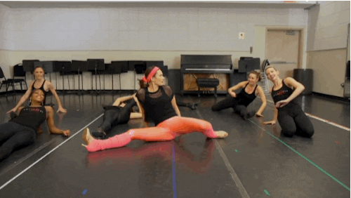 Top Gifs From Workin It Laura Gets Her Kicks The Rockettes